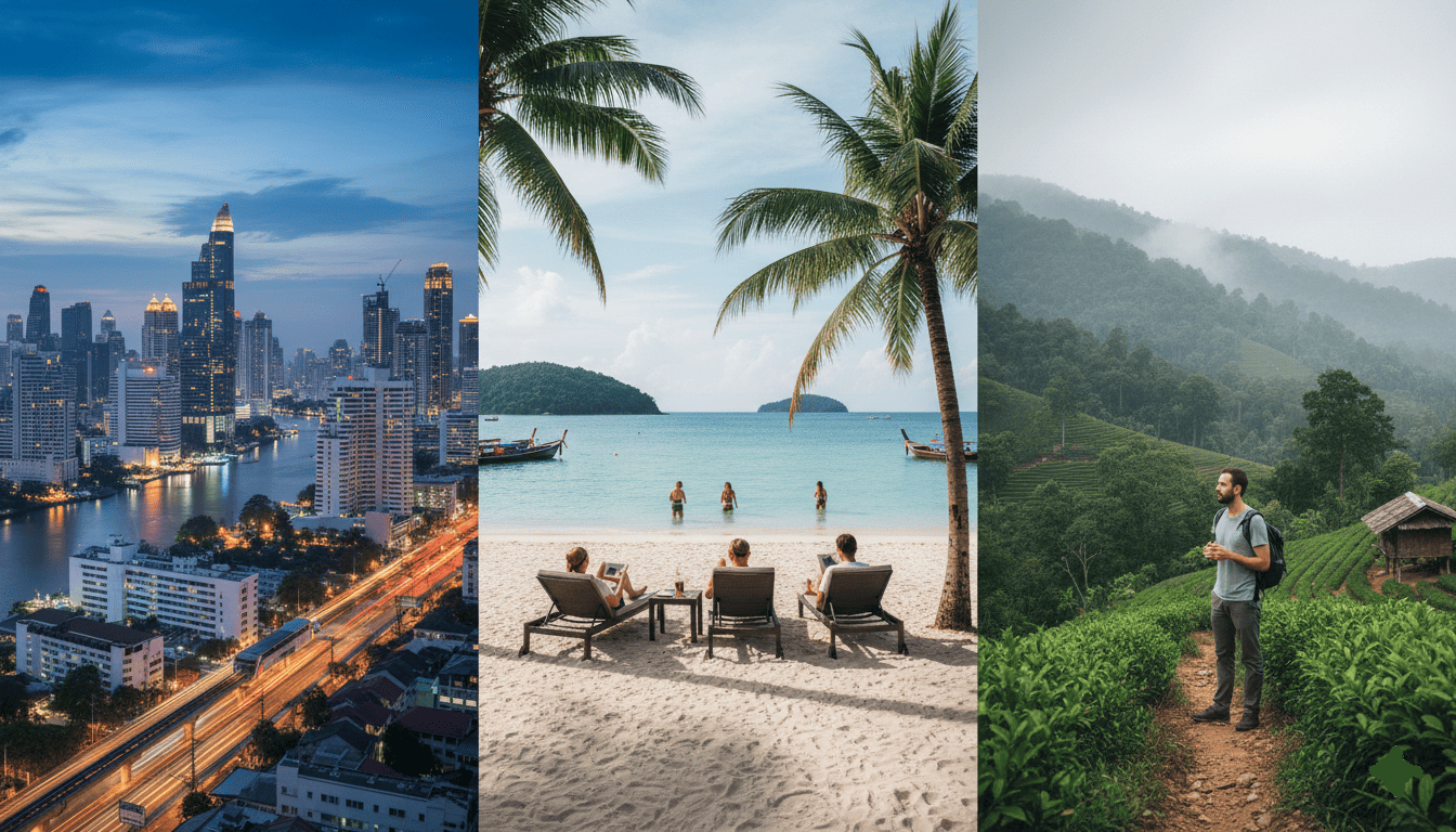 villes en Thailand au choix pour les expatriés français